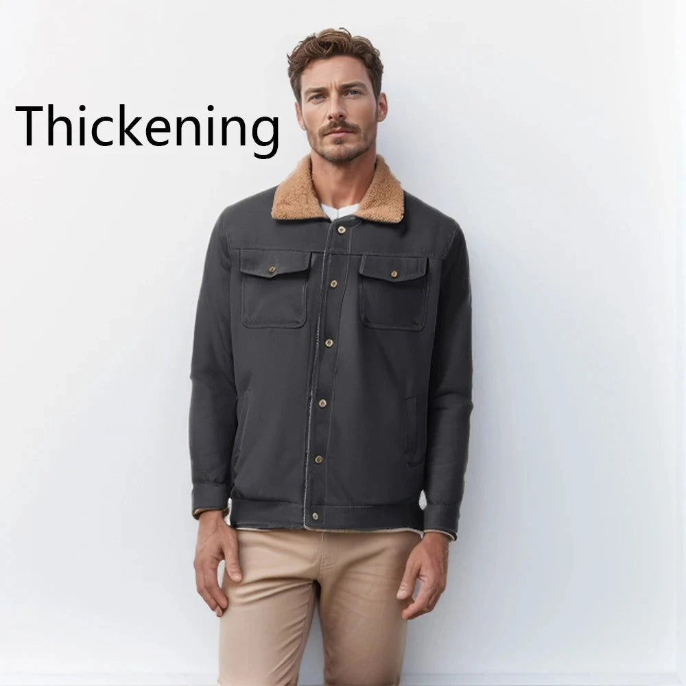 Veste d'automne/hiver  en coton velours à la mode du S au 5XL MAEJORKEN