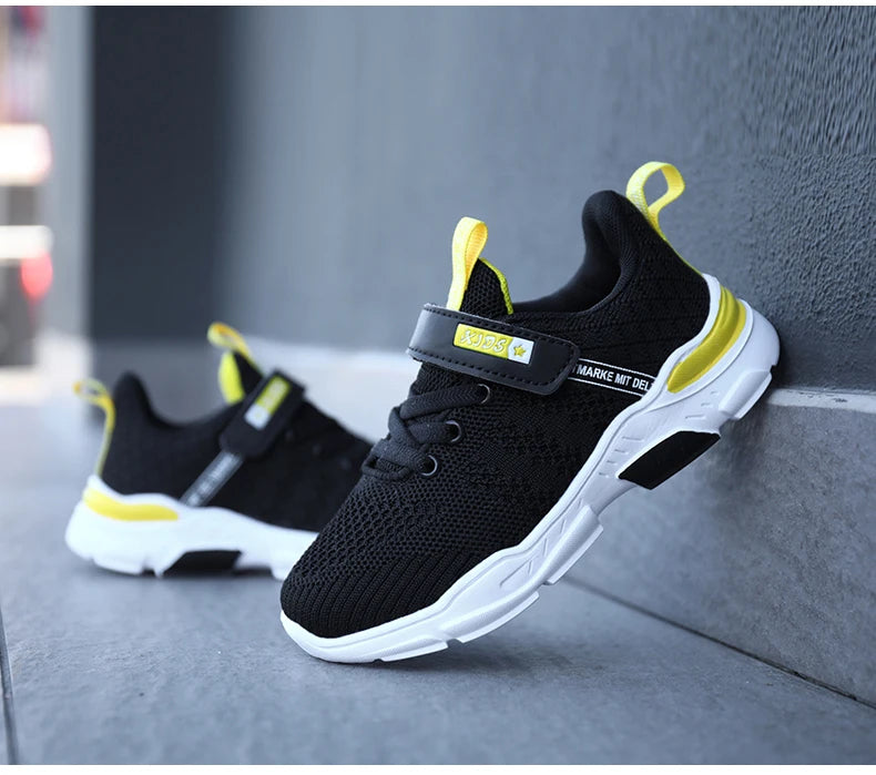 Chaussures de Course en Maille Respirante pour Enfant Garçon et Fille, Baskets Confortables et Décontractées à la Mode MAEJORKEN