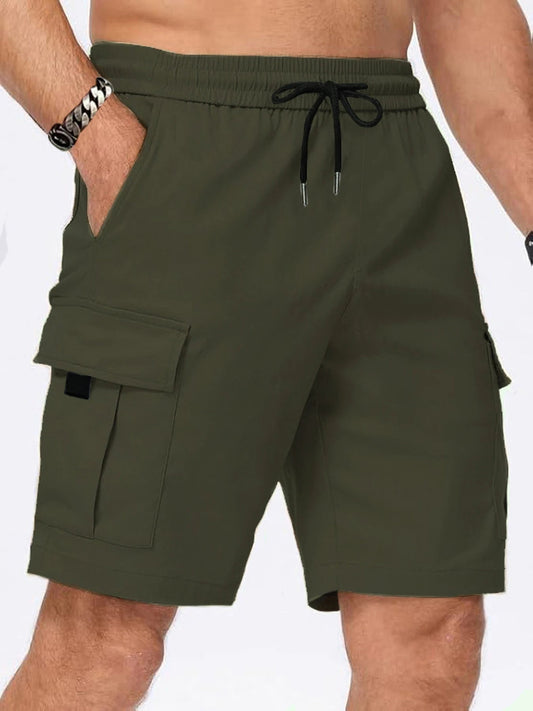 2025 Shorts pour hommes ample grande taille multi-poches salopette été confortable Nickel pantalon en plein air sport décontracté pantalons de plage MAEJORKEN