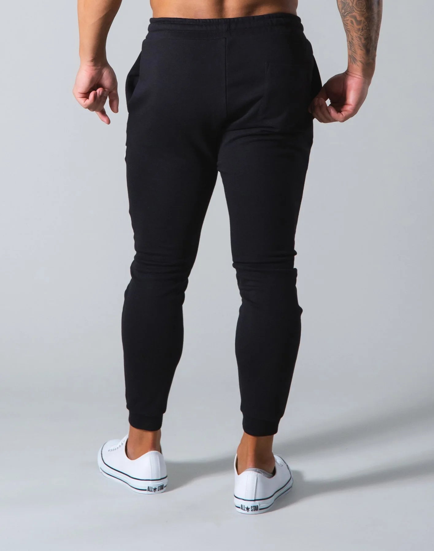 CRONOS GYM imprimer pantalon hommes pantalons de sport décontractés course entraînement Jogging vêtements de sport hommes Patchwork Joggers pantalons de survêtement pantalons longs MAEJORKEN