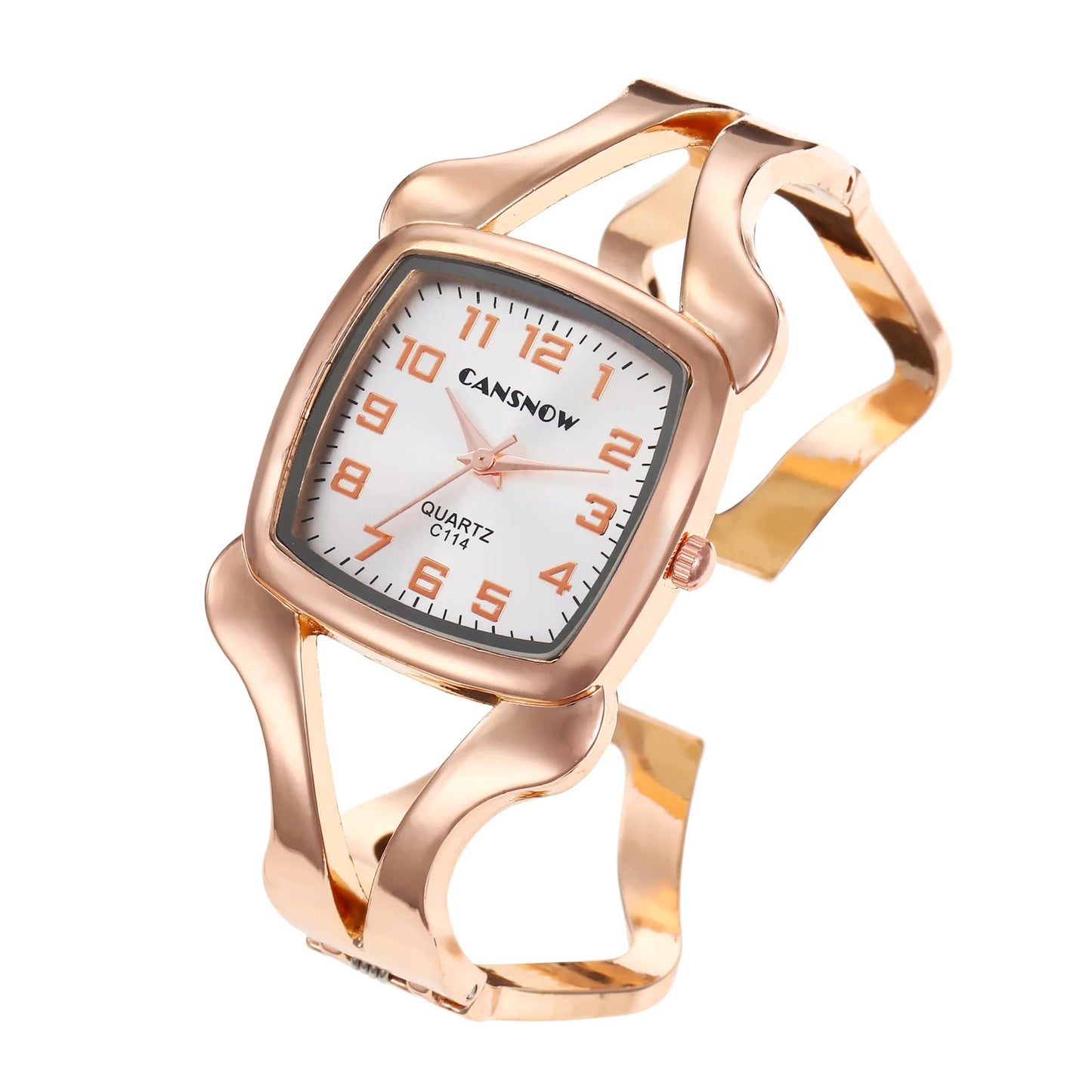 Montre à quartz étanche pour femme, acier inoxydable MAEJORKEN