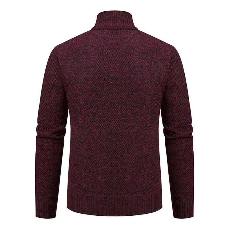 Cardigan zippé avec poche confortable et stylé du M au 4XL