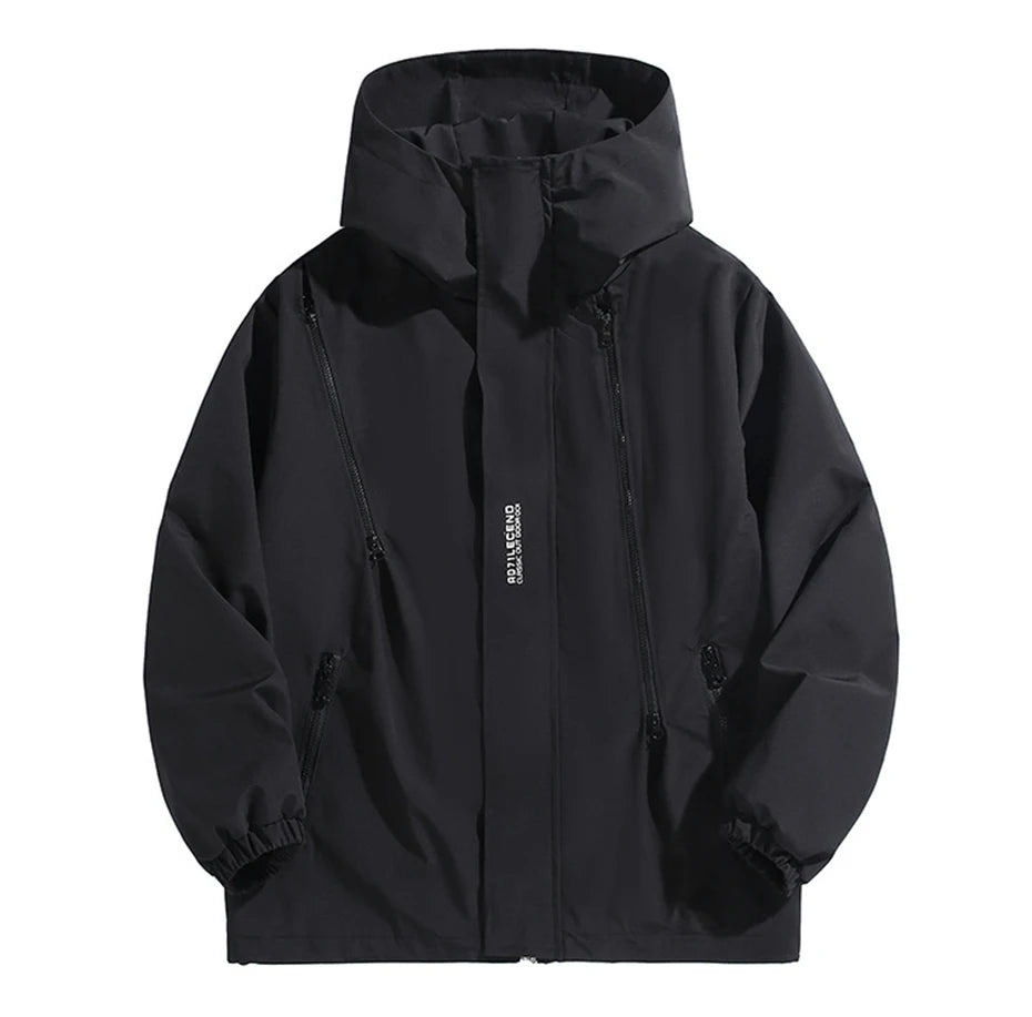 10XL 12XL grande taille coupe-vent hommes veste imperméable couleur unie noir coupe-vent manteaux mâle grande taille vêtements d'extérieur MAEJORKEN