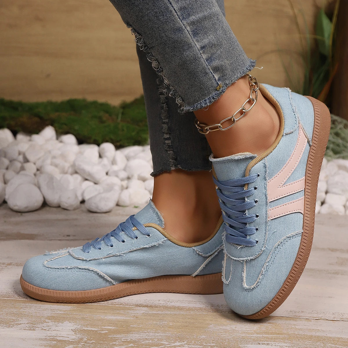 Femmes chaussures De créateur confortable Ballet baskets automne appartements anti-dérapant semelle souple décontracté quotidien marche baskets Zapatos De Mujer MAEJORKEN