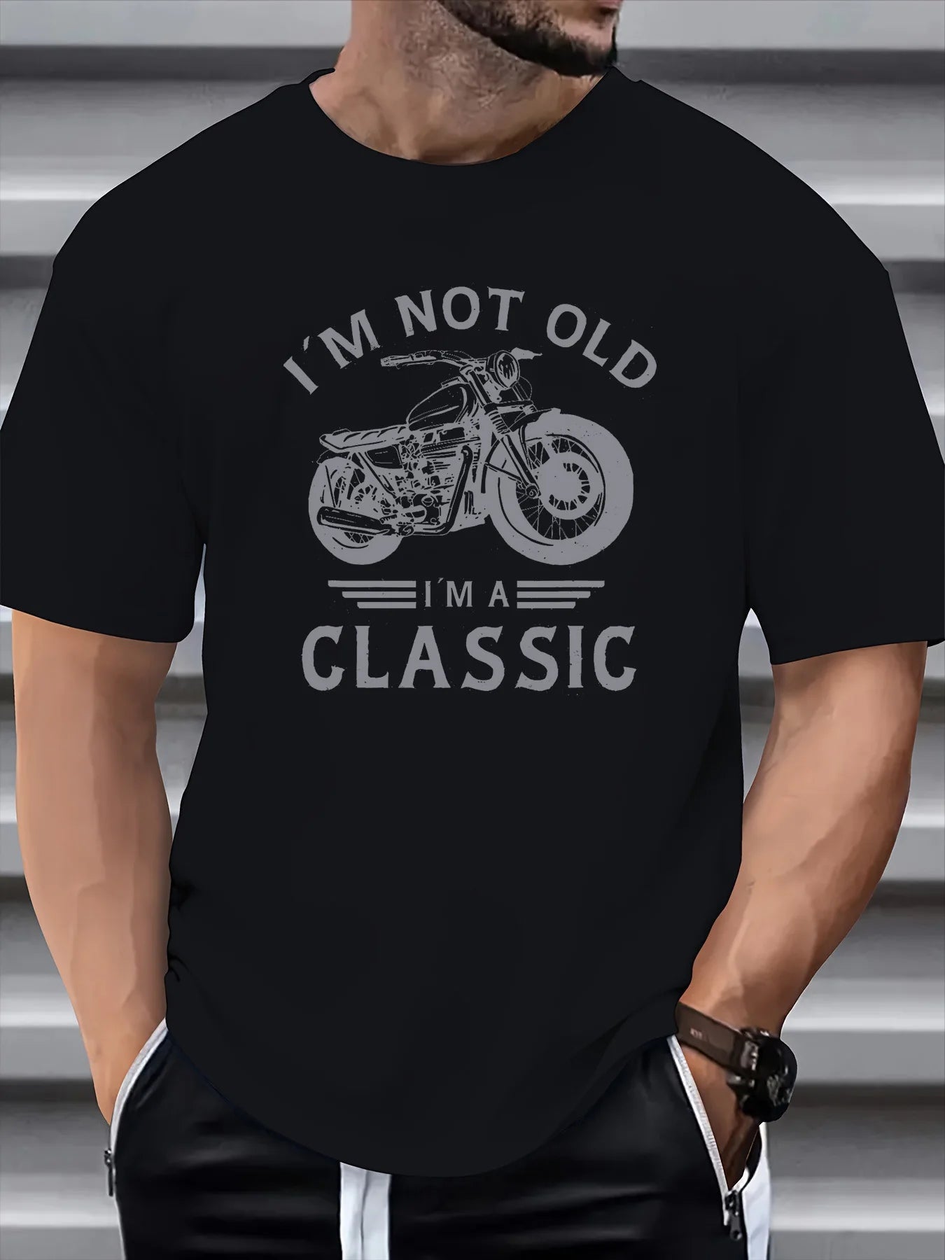 T-shirt à manches courtes et col rond pour hommes, 100% pur coton, décontracté, ample, modèle de voiture classique, imprimé, sport, été MAEJORKEN