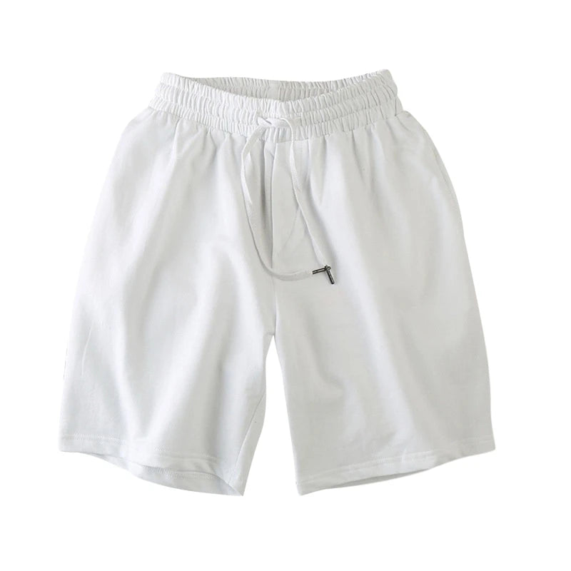 Nouveaux hommes d'été maille courte salle de sport musculation décontracté Shorts amples en plein air Fitness plage pantalons courts couleur unie mâle pantalon de survêtement MAEJORKEN