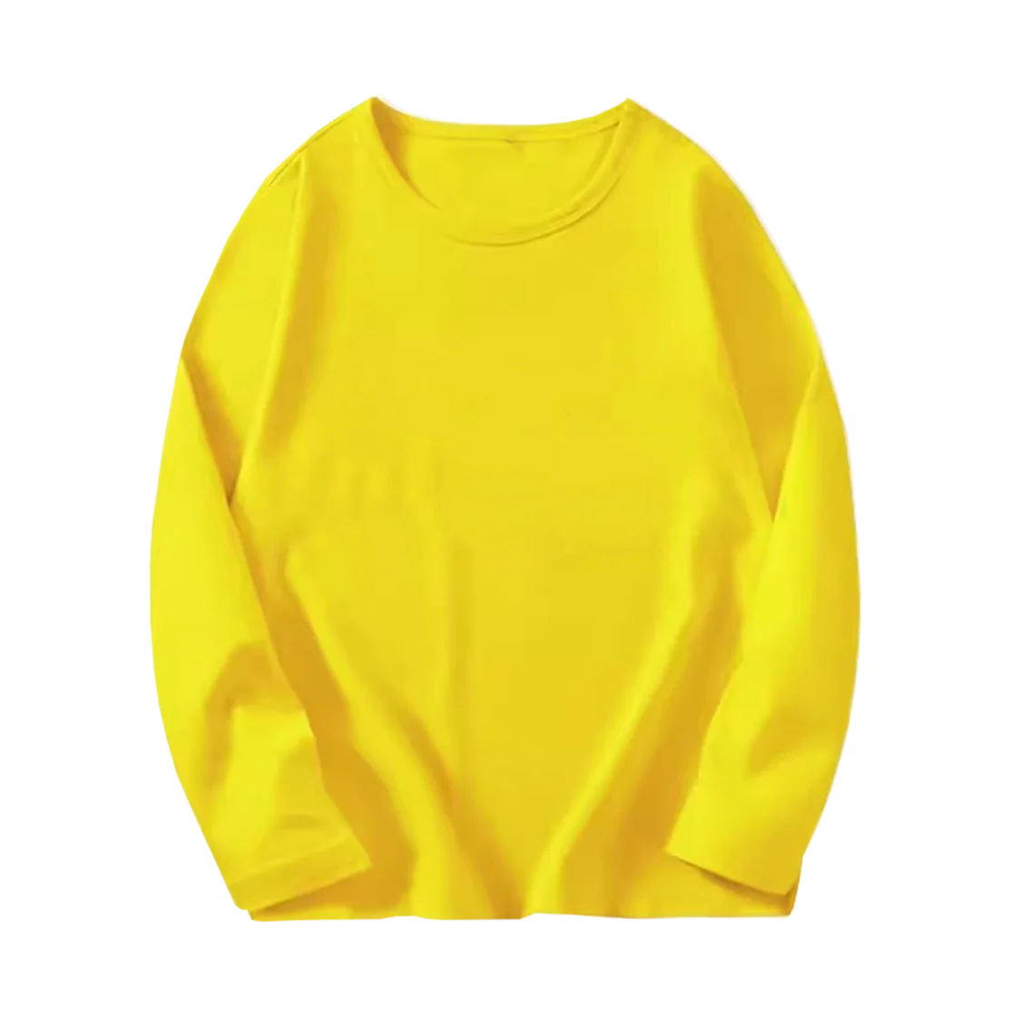 8 couleurs enfants coton à manches longues col rond t-shirt garçons fille printemps automne mince Tops basiques adolescent 6 8 10 12 ans MAEJORKEN