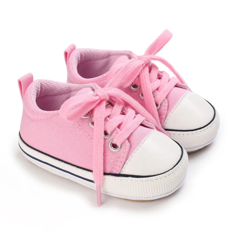 MRovior-Baskets en Toile pour Bébé Garçon et Fille de 0 à 18 Mois, Chaussures Confortables, Souples, Unisexes MAEJORKEN