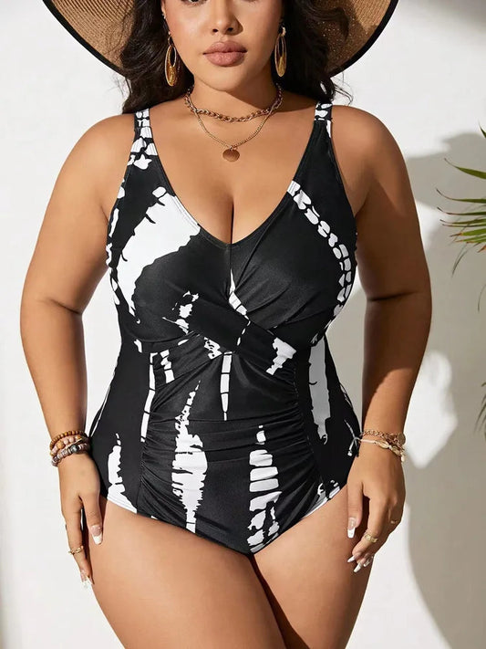 Grande taille maillot de bain femme une pièce Bikini Push Up 2024 taille haute maillots de bain femmes maillot de bain plage maillot de bain Monokini MAEJORKEN