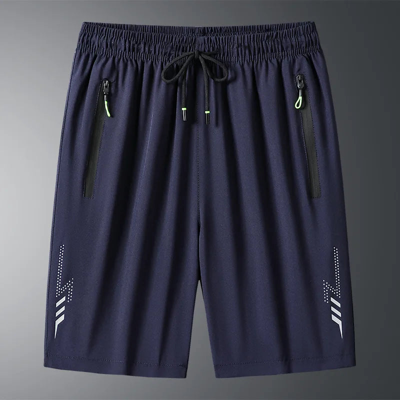 Shorts classiques d'été pour hommes, à séchage rapide nouveaux shorts décontractés d'été du M au 4XL avec poches zippées MAEJORKEN