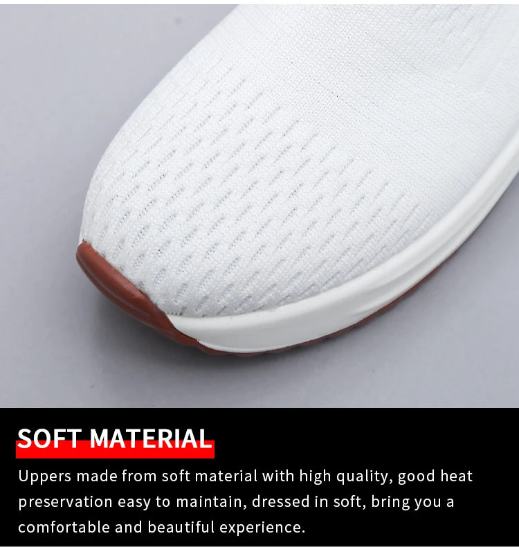 Baskets d'extérieur en maille respirante pour femmes, chaussures plates à enfiler, chaussures de Jogging légères à semelle compensée, mocassins d'été à semelle souple MAEJORKEN