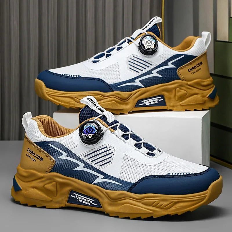 Baskets de tennis respirantes pour hommes, chaussures de course à plateforme décontractées, chaussures de sport de luxe, chaussures non aldes, confortables, quatre saisons, extérieur MAEJORKEN