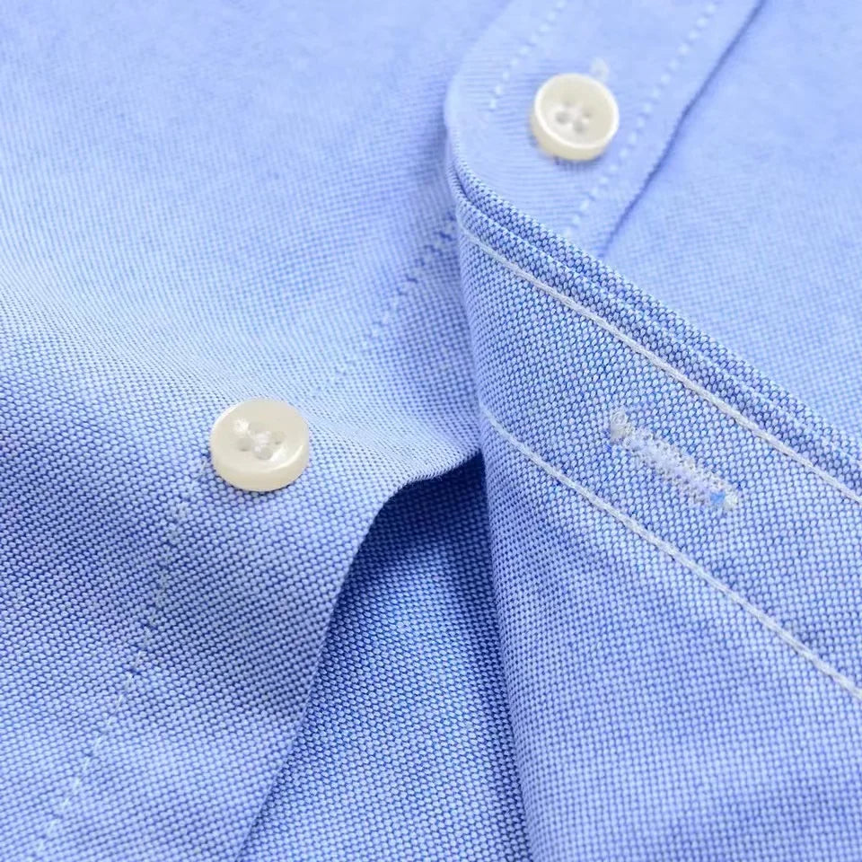 Chemise à manches longues  100% coton oxford