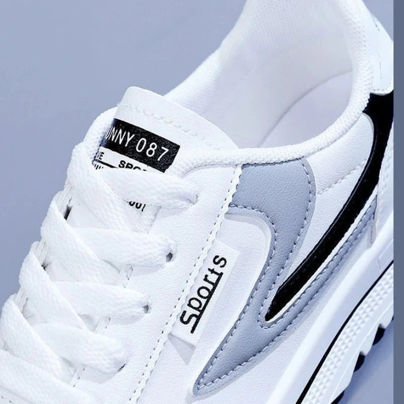 Mode chaussures pour femmes à lacets femmes baskets couleur unie femmes chaussures vulcanisées chaussures de course polyvalentes Zapatillas légères MAEJORKEN