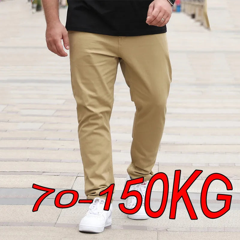 Pantalon coupe droite coton pour hommes