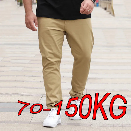 Pantalon coupe droite coton pour hommes