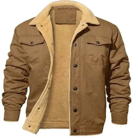 Veste d'automne/hiver  en coton velours à la mode du S au 5XL MAEJORKEN