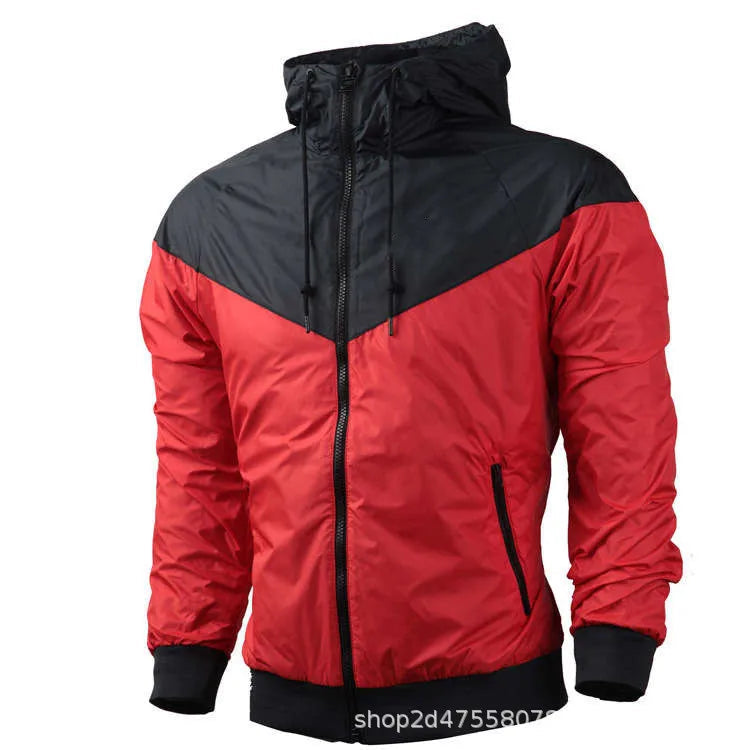 Veste de sport de plein air coupe-vent, imperméable et de protection solaire pour hommes, veste polyvalente à la mode et décontractée pour hommes MAEJORKEN