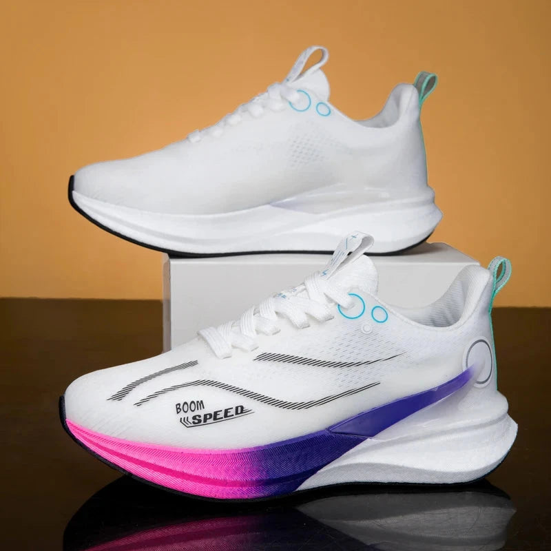 2025 hommes et femmes professionnel carbone conseil Marathon chaussures de course Absorption des chocs Ultra-léger Stable Support chaussures de sport MAEJORKEN