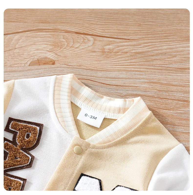 Combinaison de dessin animé pour bébé, vêtements de Baseball à manches longues, tendance et beaux, printemps et automne MAEJORKEN