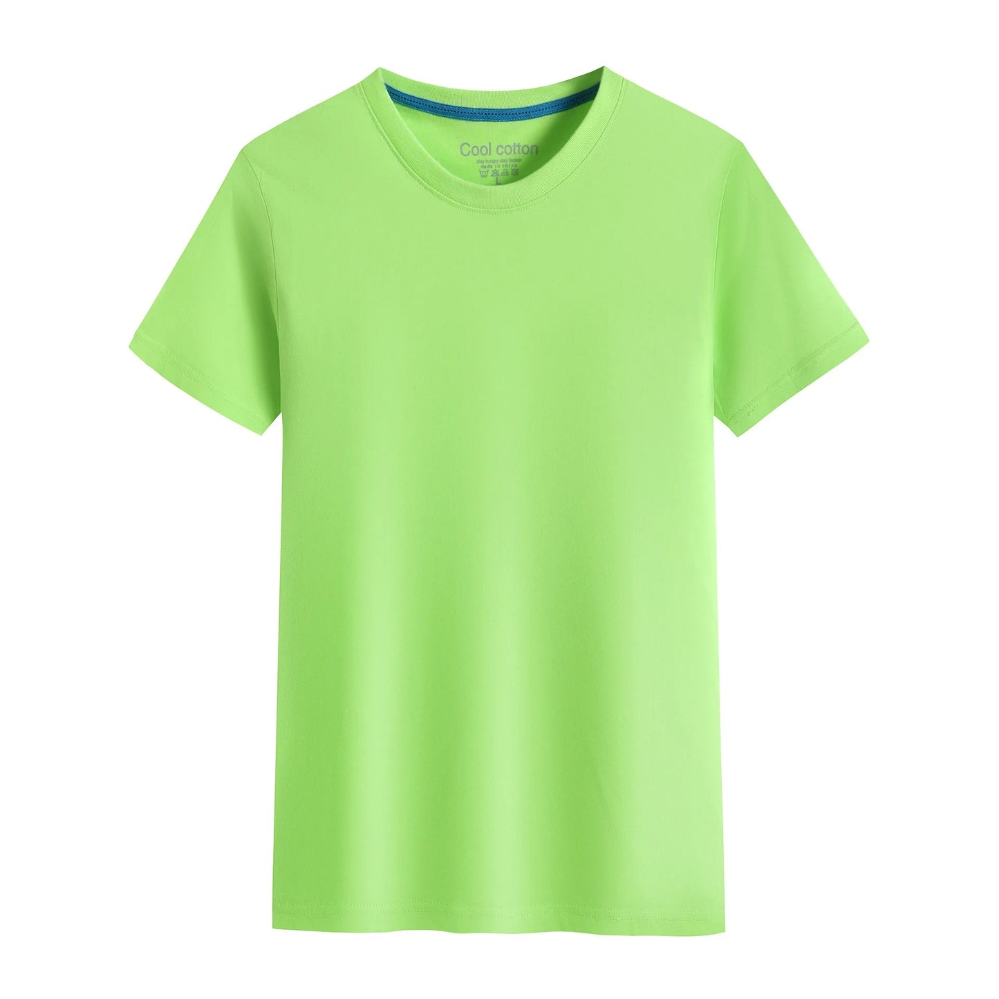 2025 tout nouveau 100% coton hommes T-shirt couleur Pure hommes t-shirts col rond à manches courtes homme T-shirt haut t-shirts pour vêtements masculins MAEJORKEN