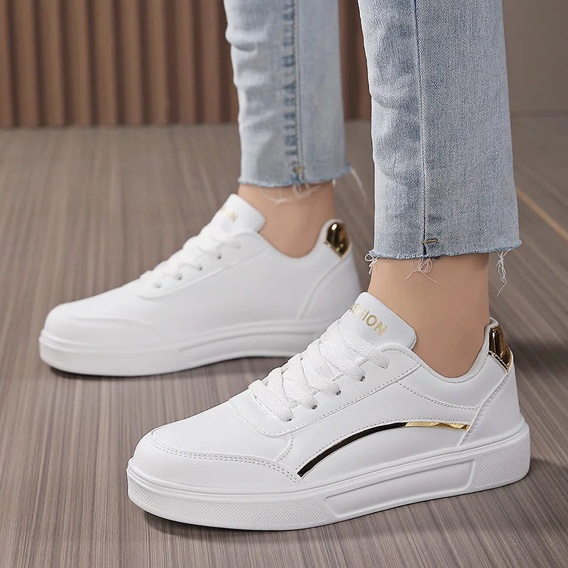 Vente chaude femmes chaussures dames chaussures décontractées Bling Skateboard baskets pour femmes Tennis chaussures de marche MAEJORKEN