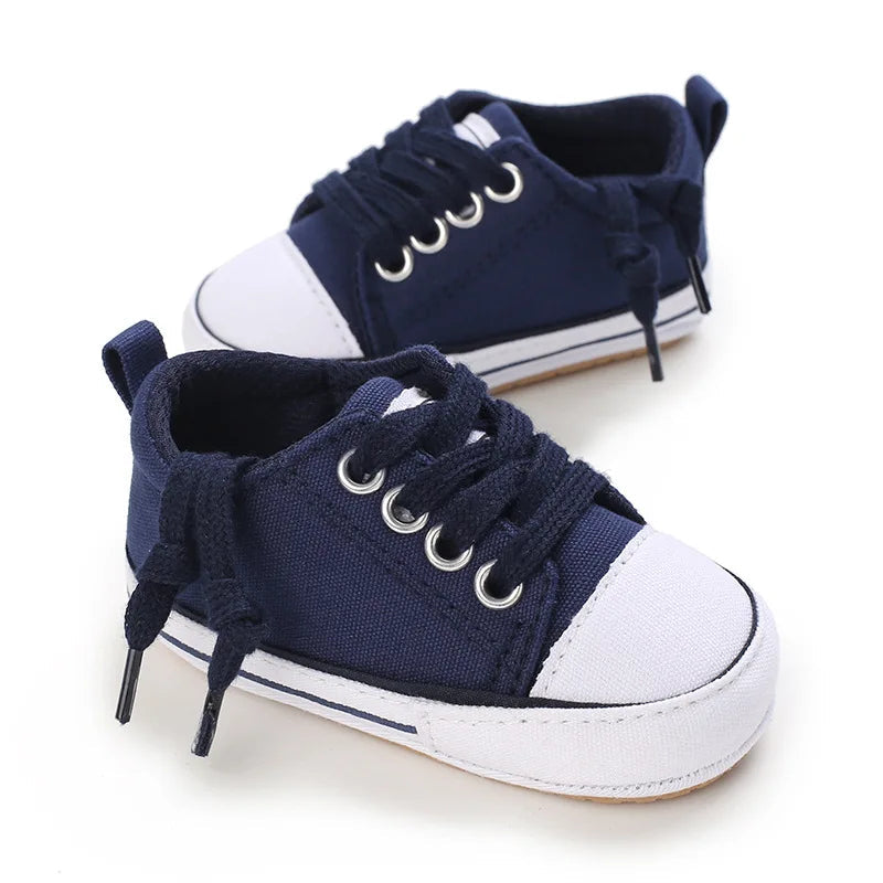 MRovior-Baskets en Toile pour Bébé Garçon et Fille de 0 à 18 Mois, Chaussures Confortables, Souples, Unisexes MAEJORKEN