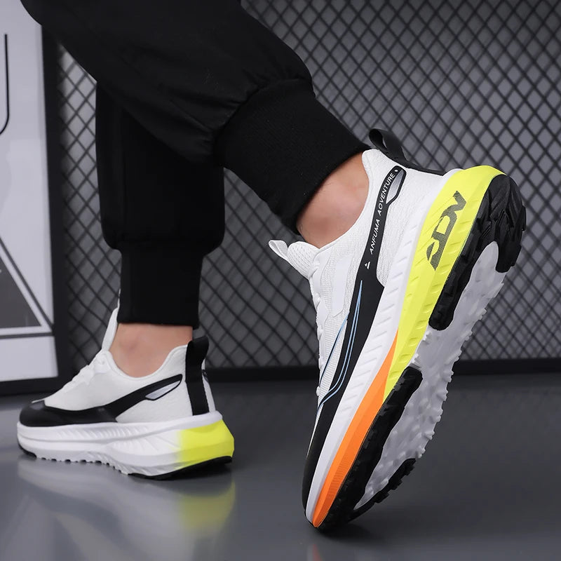 Chaussures de marche hommes en plein air antidérapant bonne qualité à la mode plat résistant à l'usure respirant baskets Sport décontracté chaussures de course homme MAEJORKEN