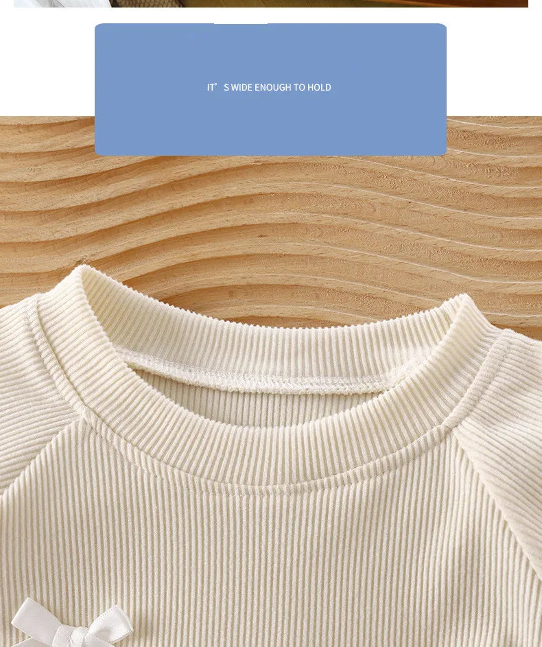 T-shirt à manches longues pour filles, avec nœud en dentelle, Style coréen, chemise inférieure de printemps pour enfants, nouvelle collection automne MAEJORKEN