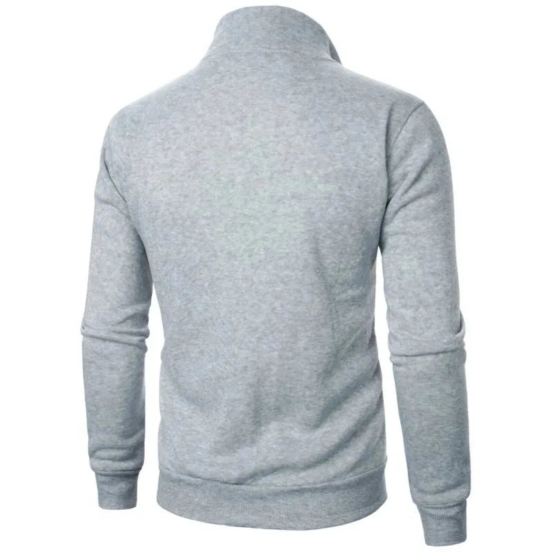 Veste d'automne à manches longues pour hommes, manteaux avec fermeture éclair, couleur unie, sweat-shirt chaud, veste de Baseball décontractée, Streetwear d'extérieur MAEJORKEN