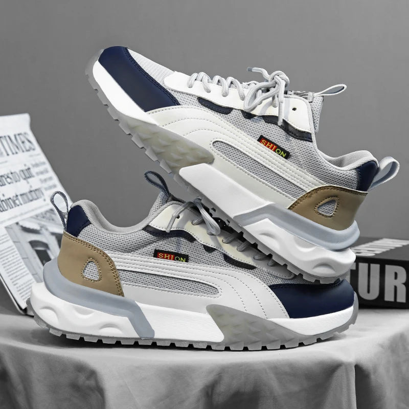 Chaussures de sport originales pour hommes, coupe basse, légères, rembourrées, de course, confortables et stables, de marche, offre spéciale, automne MAEJORKEN