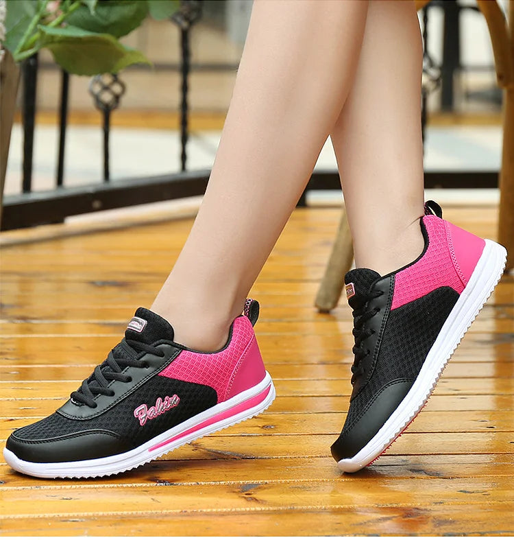 Chaussures de sport pour femmes, baskets de gym décontractées printemps-été 2026, chaussures plates, Zapatillas Mujer MAEJORKEN