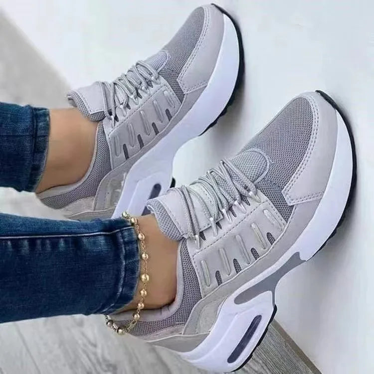Chaussures en maille pour femmes baskets respirant course sport femmes chaussures de Tennis randonnée en plein air formation femme chaussures de sport semelle souple MAEJORKEN
