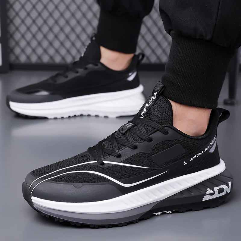 Chaussures de marche hommes en plein air antidérapant bonne qualité à la mode plat résistant à l'usure respirant baskets Sport décontracté chaussures de course homme MAEJORKEN