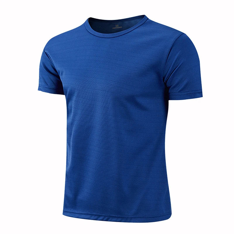 T-shirt de sport à manches courtes à séchage rapide pour hommes et femmes, maillot de gym, chemise de fitness, t-shirt de course, vêtements de sport respirants pour adolescents MAEJORKEN
