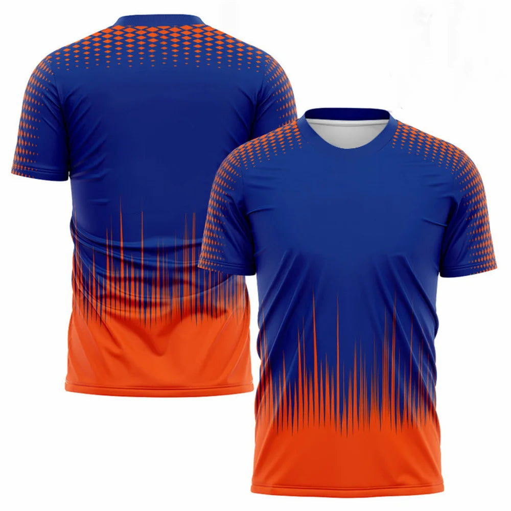 Mode dégradé Harajuku hommes t-shirt Badminton Tennis formation 3d été séchage rapide t-shirts de sport col rond à manches courtes hauts MAEJORKEN