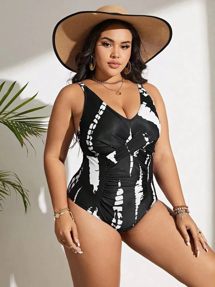 Grande taille maillot de bain femme une pièce Bikini Push Up 2024 taille haute maillots de bain femmes maillot de bain plage maillot de bain Monokini MAEJORKEN
