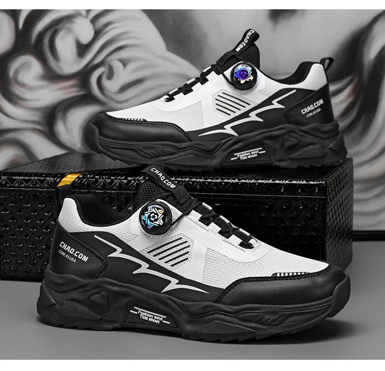 Baskets de tennis respirantes pour hommes, chaussures de course à plateforme décontractées, chaussures de sport de luxe, chaussures non aldes, confortables, quatre saisons, extérieur MAEJORKEN