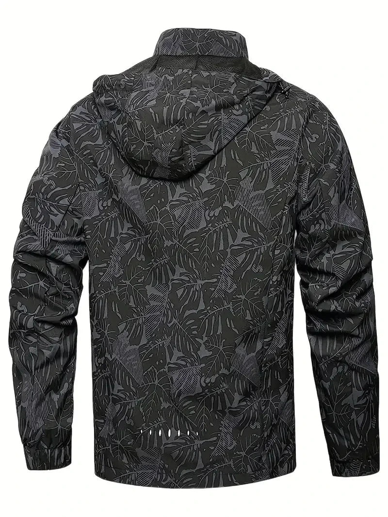 Veste coupe-vent imperméable décontractée pour hommes grande taille du M au 5XL MAEJORKEN