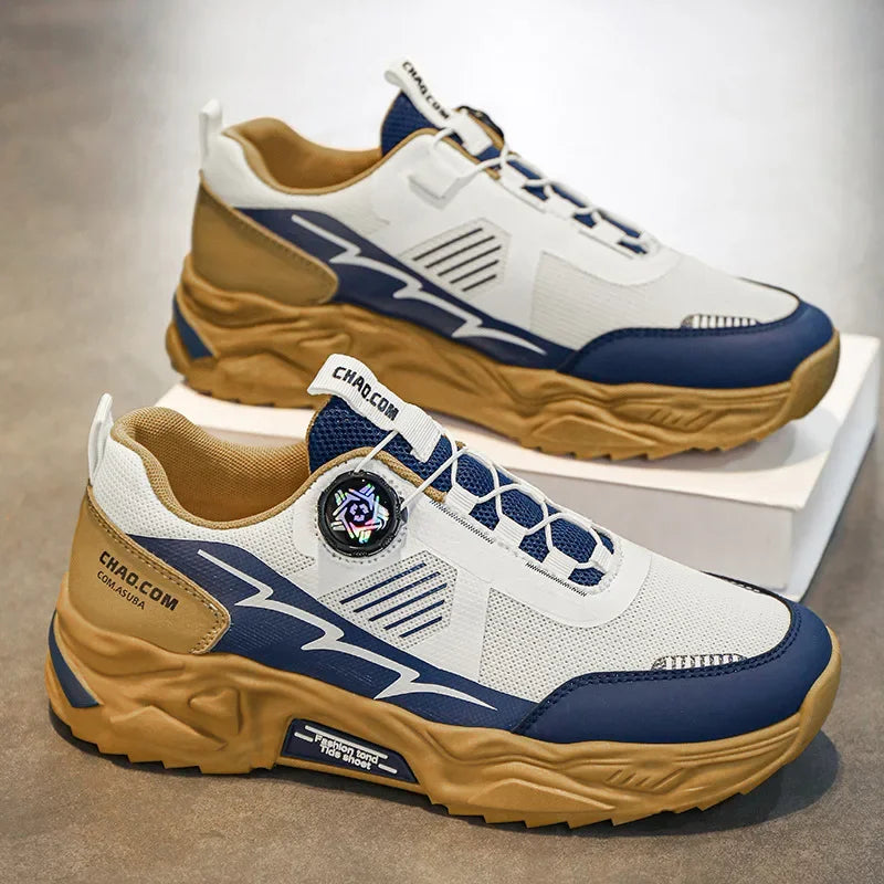 Baskets de tennis respirantes pour hommes, chaussures de course à plateforme décontractées, chaussures de sport de luxe, chaussures non aldes, confortables, quatre saisons, extérieur MAEJORKEN