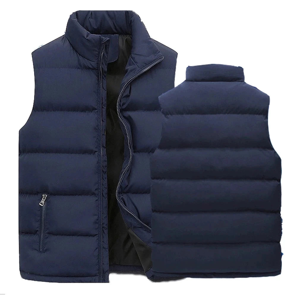 GlaJacket-Veste à col montant pour homme, manteau à fermeture éclair imperméable, gilet décontracté, vêtements de marque, chaud, hiver, automne MAEJORKEN