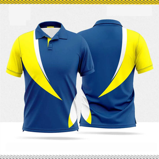 2025 Colorful 3D Printed Stripes Polo Shirt For Men Stripe Sports Pattern Short Sleeve Tees Summer Lapel Tops Oversized T-Shirts MAEJORKEN