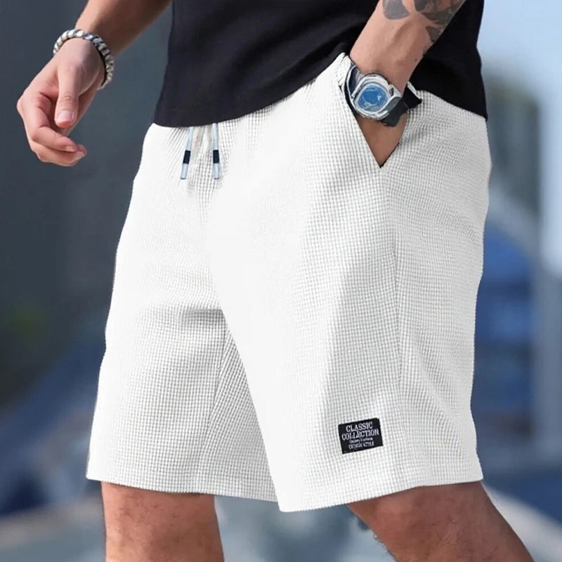 Lot de 2 shorts pour hommes, pantalons décontractés pour hommes, shorts de plage pour hommes, shorts de sport pour hommes, nouveau tissu texturé à la mode, pantalons respirants, adaptés aux vêtements décontractés quot MAEJORKEN