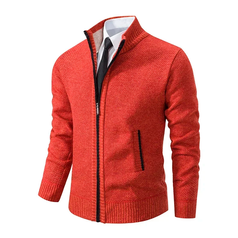 Cardigan zippé avec poche confortable et stylé du M au 4XL