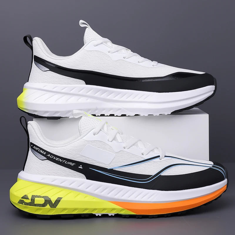 Chaussures de marche hommes en plein air antidérapant bonne qualité à la mode plat résistant à l'usure respirant baskets Sport décontracté chaussures de course homme MAEJORKEN