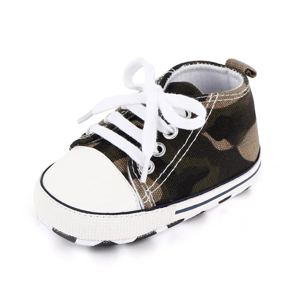 Bébé classique sport baskets nouveau-né bébé garçons filles imprimer premiers marcheurs chaussures infantile enfant en bas âge anti-dérapant bébé chaussures pré-marcheurs MAEJORKEN
