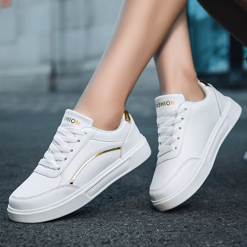 Vente chaude femmes chaussures dames chaussures décontractées Bling Skateboard baskets pour femmes Tennis chaussures de marche MAEJORKEN