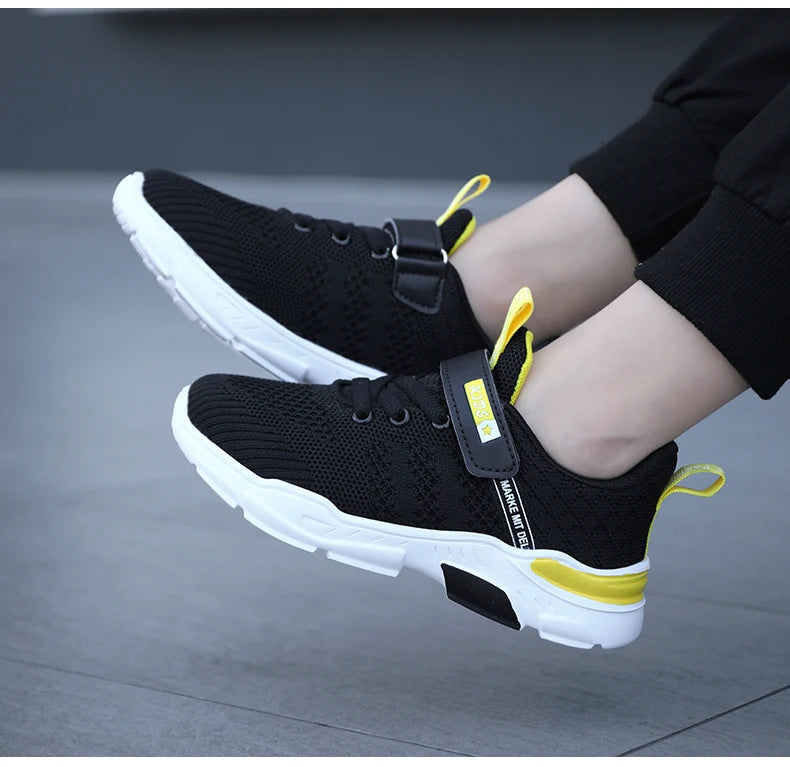 Chaussures de Course en Maille Respirante pour Enfant Garçon et Fille, Baskets Confortables et Décontractées à la Mode MAEJORKEN