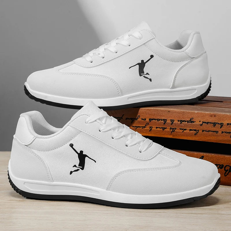Chaussures pour hommes, chaussures tendance printemps-automne, nouveaux modèles transfrontaliers, baskets blanches, noires, rouges, semelle souple, respirantes, chaussures basses polyvalentes pour hommes, chaussures décontr MAEJORKEN
