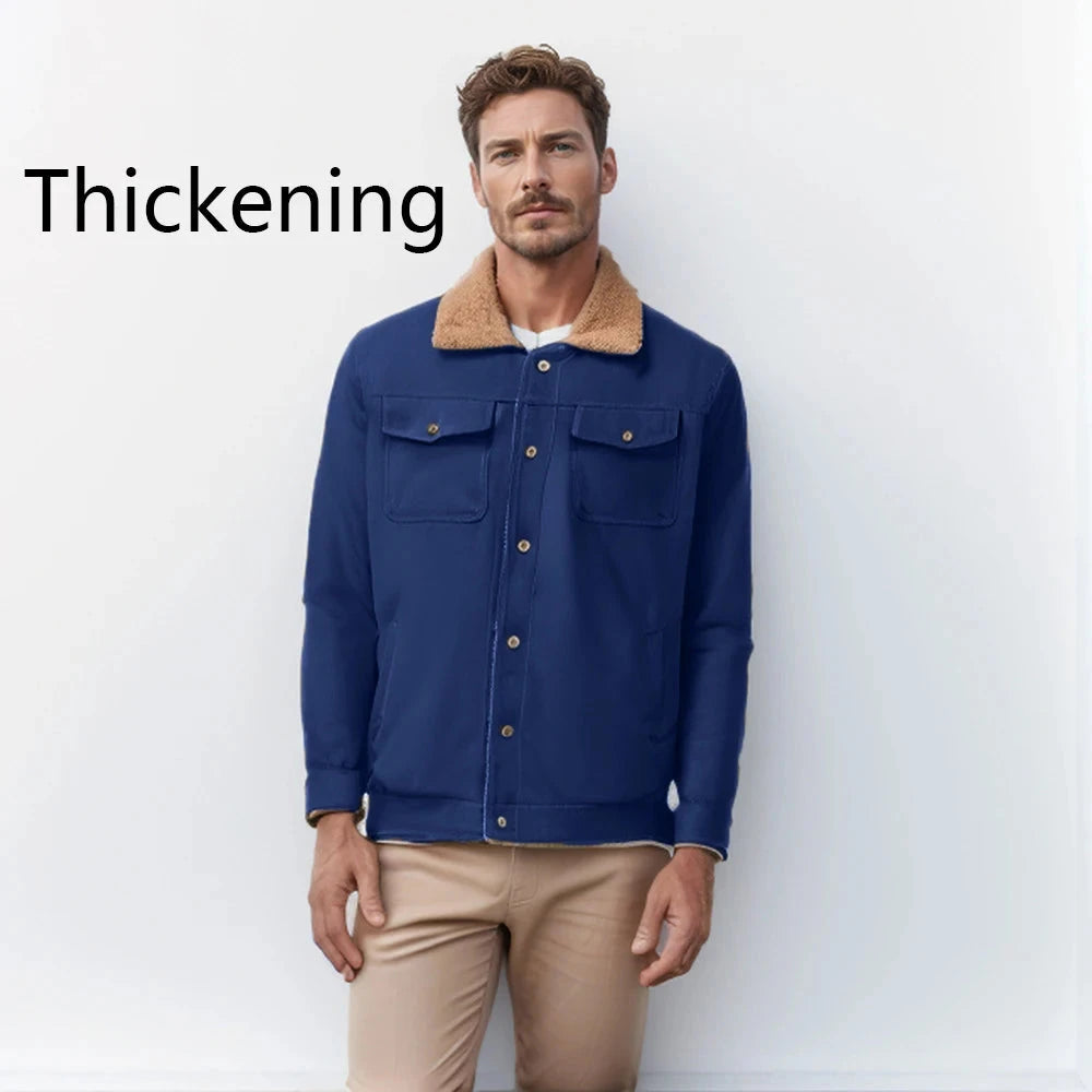 Veste d'automne/hiver  en coton velours à la mode du S au 5XL MAEJORKEN